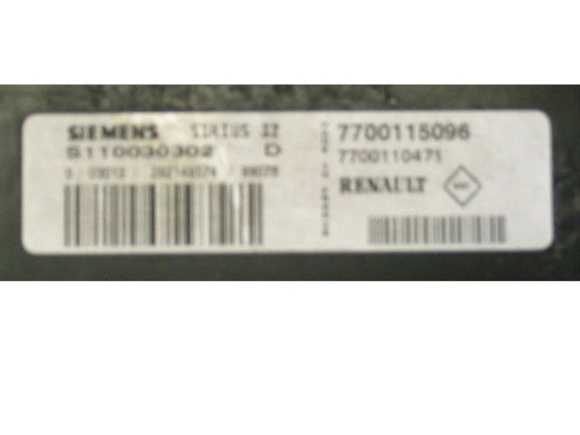 Řídící jednotka 7700115096, S110030302D Renault Twingo I 1999