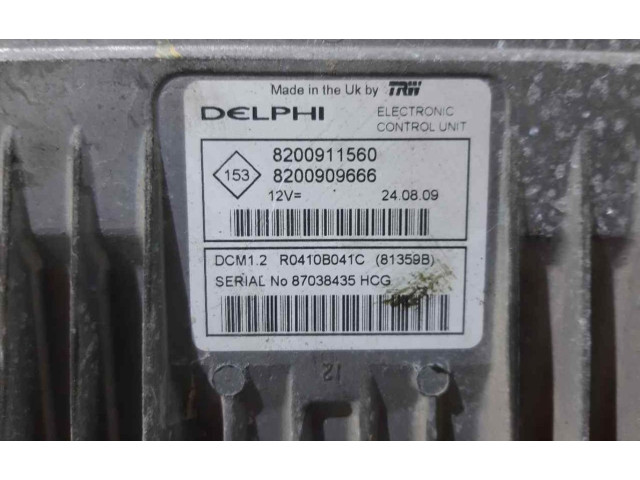 Блок управления двигателем Блок управления 8200911560   Renault Clio I