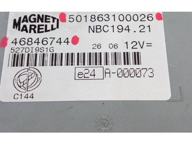 Řídící jednotka 501863100026, MODULOELECTRONICO Fiat Croma 4330