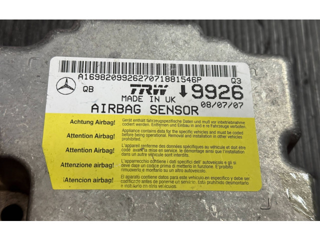 Блок подушек безопасности A1698209926, J9926 Mercedes-Benz A W169