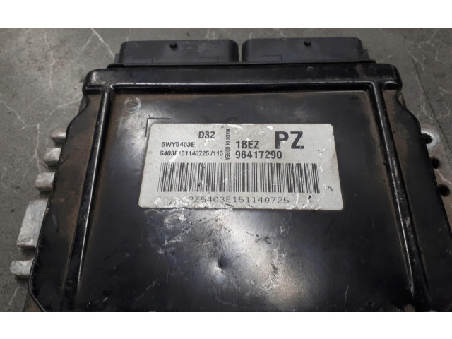 Блок управления двигателем Блок управления 96417290PZ   Chevrolet Matiz