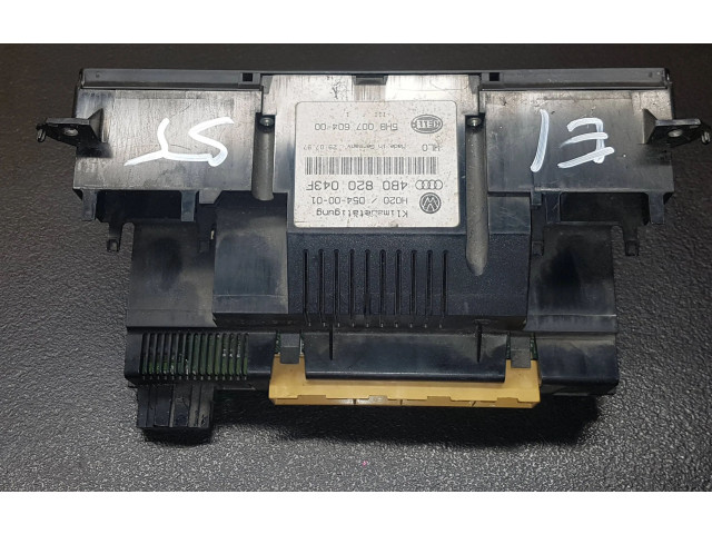 Блок управления климат-контролем 4B0820043F, 5HB00760400 Audi A6 S6 C5 4B
