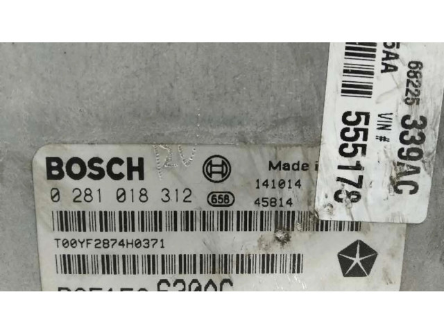 Блок управления двигателя P05150620AC, 68225339AC   Fiat Freemont