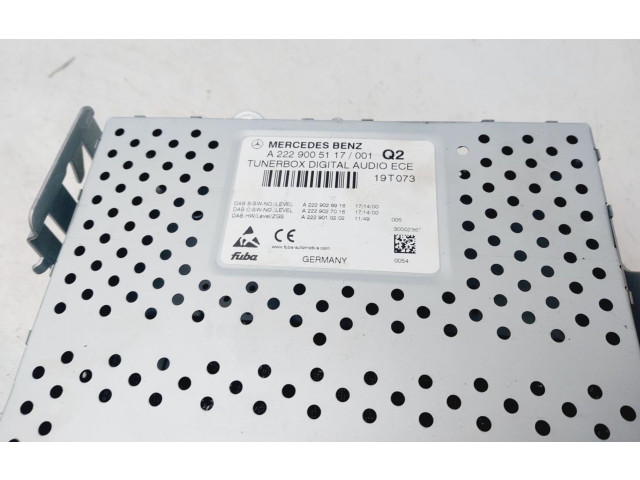 Řídící jednotka A2229005117 Mercedes-Benz GLA W156 2019