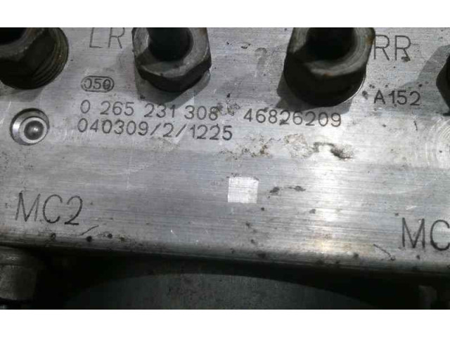 Блок АБС 46826209, 0265231308   Fiat  Idea   -  года