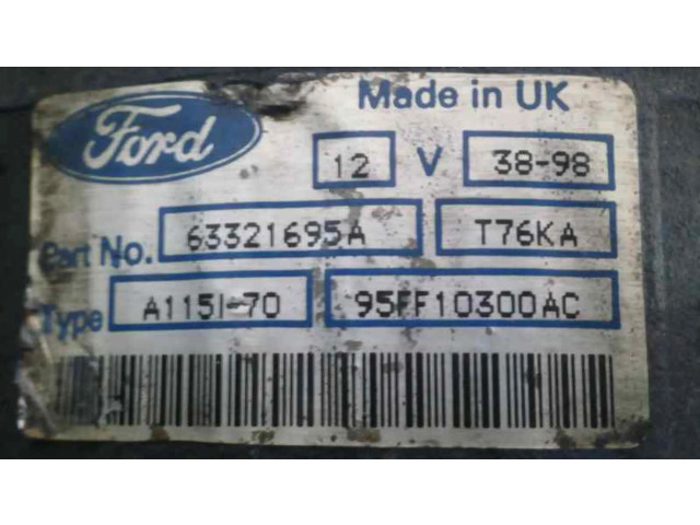 Генератор 95FF10300AC, Q9K3B Ford Escort 1.8