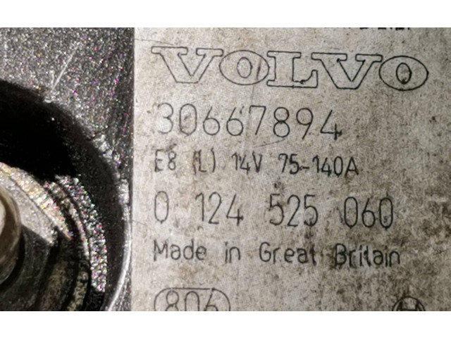 Генератор 30667894, 0124525060   Volvo S80      