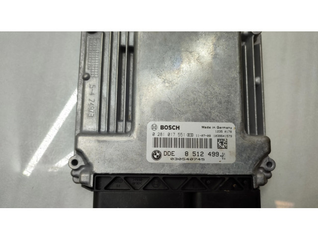 Řídící jednotka 8512499, 0281017551   BMW 1 E81 E87 2009