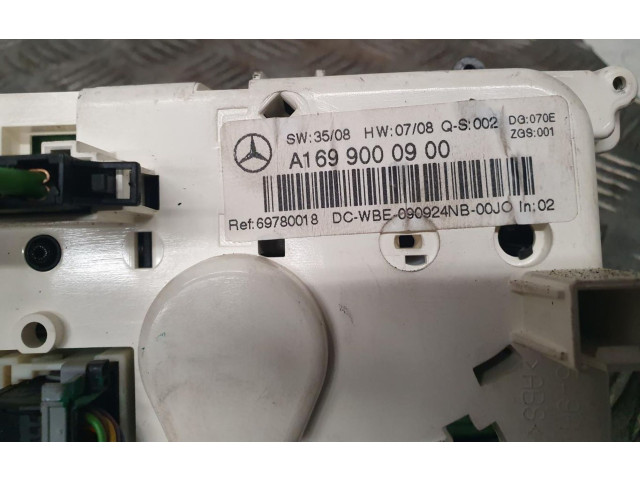 Блок управления климат-контролем A1699000900 Mercedes-Benz A W169