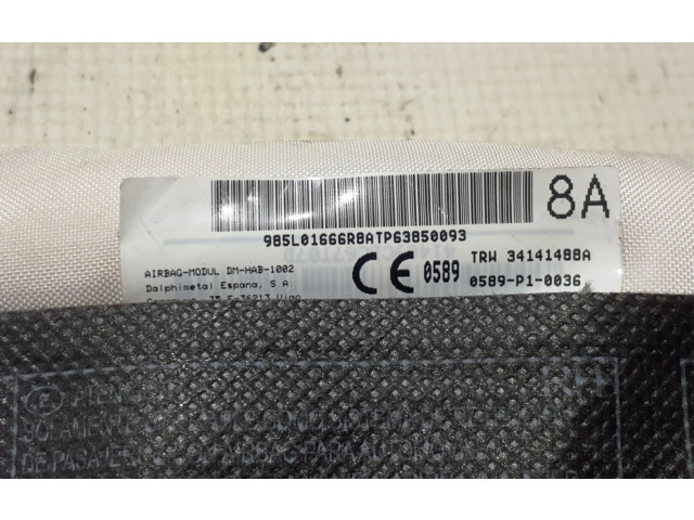 Боковая подушка безопасности 985L01666R   Renault Trafic III (X82)