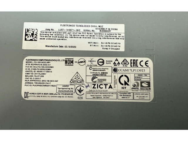 Дисплей KB3T14G370MGB Ford Ranger