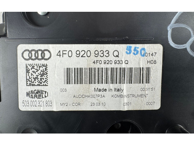 Přístrojová deska Audi A6 S6 C6 4F 2010 4F0920933Q