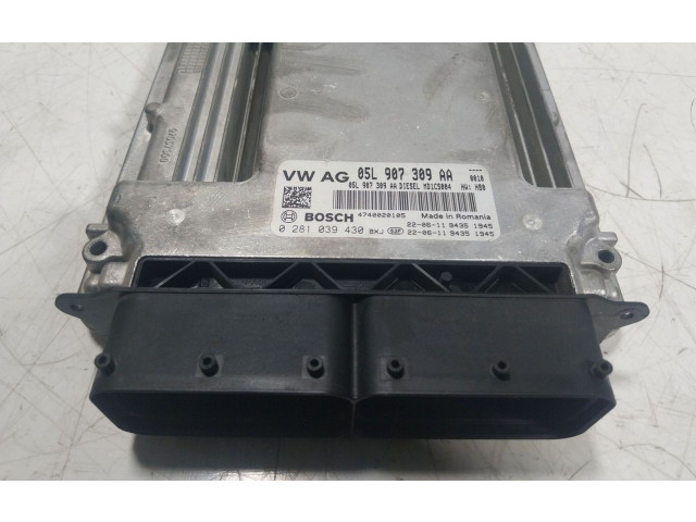 Блок управления двигателя 05L906022KL5EN, 05L907309AA Skoda Octavia Mk4