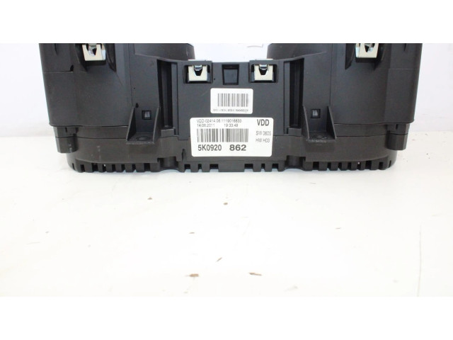 Панель приборов 5K0920862   Volkswagen Golf VI       