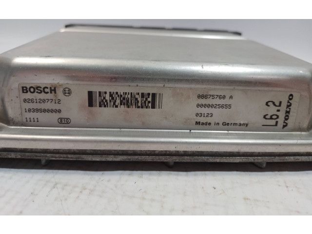 Блок управления двигателя 08675760A, 0261207712 Volvo S80