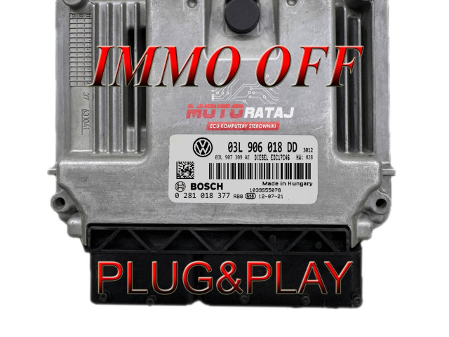 Řídící jednotka 03L906018DD, 03L907309AE Volkswagen Caddy 2014