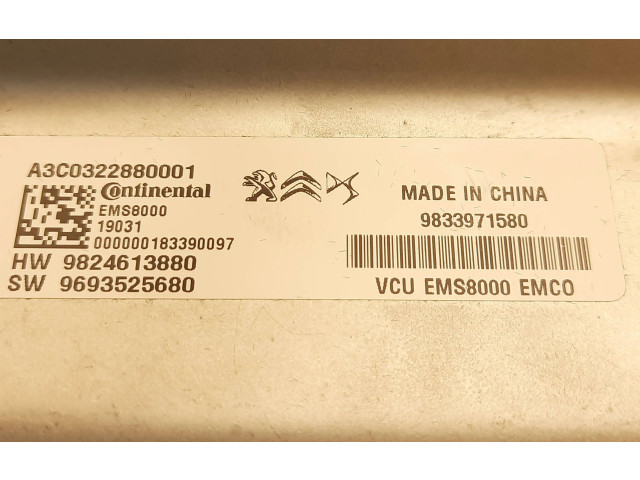 Блок управления 9833971580, 9693525680 Citroen DS4