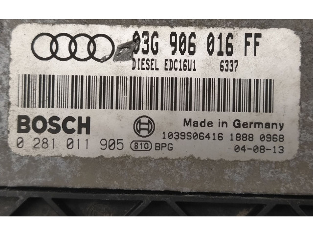 Блок управления климат-контролем 0281011905   Audi A3 S3 8L