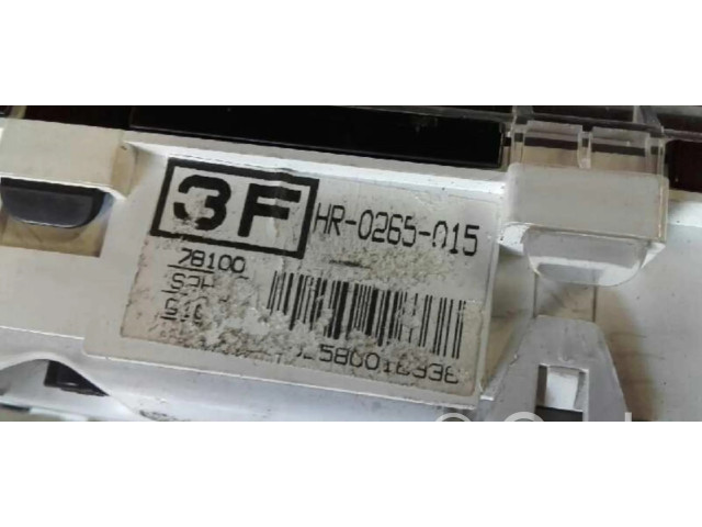 Přístrojová deska Honda HR-V HR0265015, CUADROINSTRUMENTOS