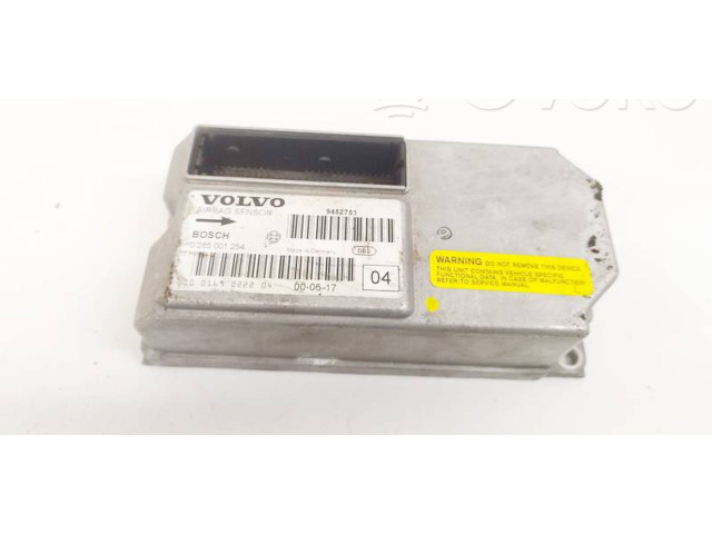 Блок подушек безопасности 0285001254, 9452751 Volvo S60