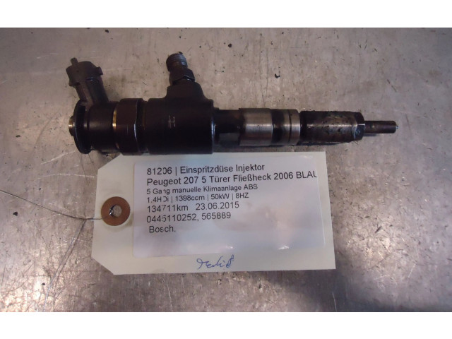 Форсунка 0445110252, 0445110252    Peugeot 204  XK 