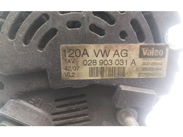 Генератор 028903031A   Skoda Superb B5 (3U)      
