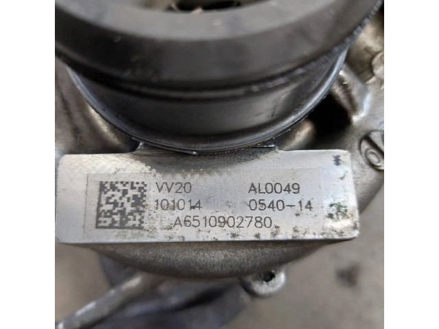 Turbodmychadlo Турбина A6510902780, AL0049 Mercedes-Benz E W212 2.1