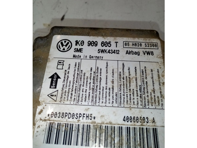 Блок подушек безопасности 1K0909605T Volkswagen Golf SportWagen
