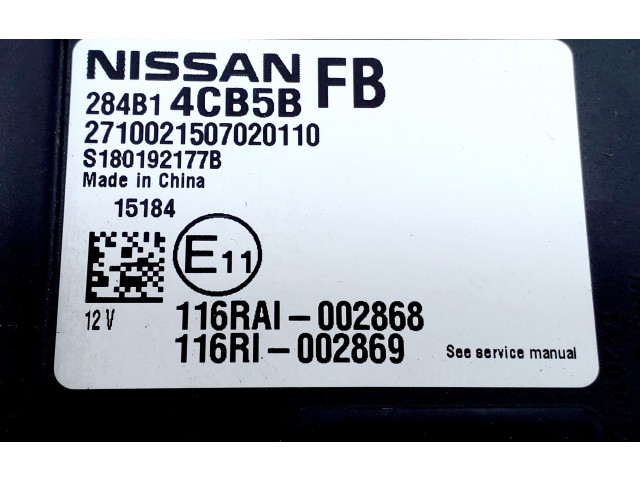 Блок комфорта 284B14CB5B   Nissan X-Trail T32   