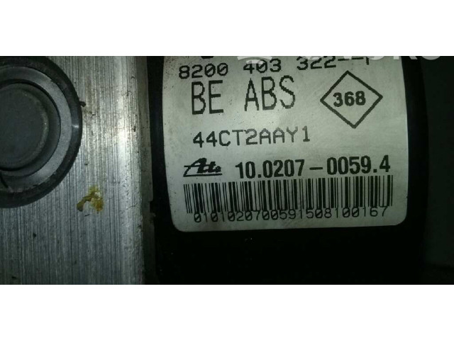 Блок АБС 8200403322, 10020700594   Renault  Twingo II  2007 - 2014 года