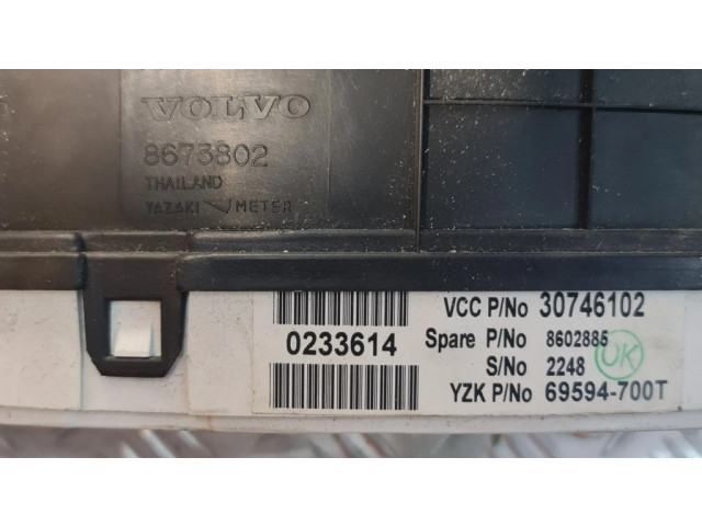 Панель приборов 30746102, 8673802 Volvo S60