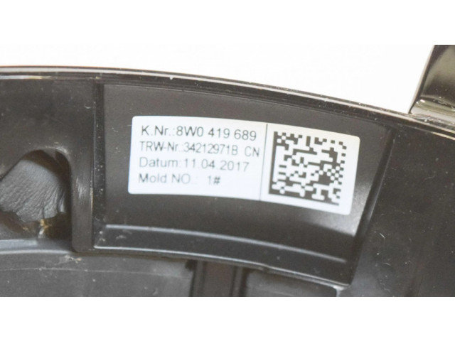 Руль Audi A4 S4 B9 2015-2019 года 8W0880201AR, 8W0419689