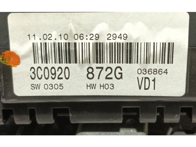 Řídící jednotka 3C0920872G, 03L907309 Volkswagen Passat Alltrack 2010