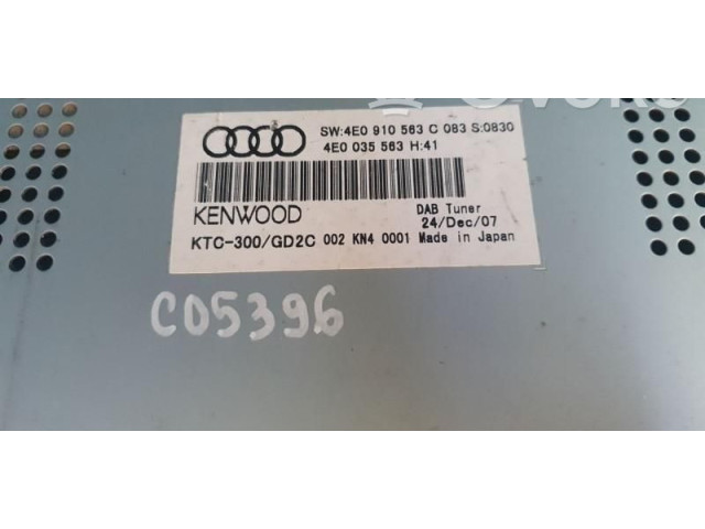 Řídící jednotka 4E0910563C, 4E0910563C.   Audi A8 S8 D3 4E 2003