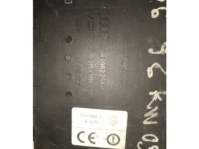 Блок комфорта 4B0962258D, 410215006   Audi A6 S6 C5 4B   