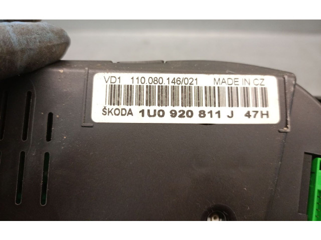 Панель приборов 1U0920811J, 1U1919034QKD0   Skoda Octavia Mk1 (1U)       