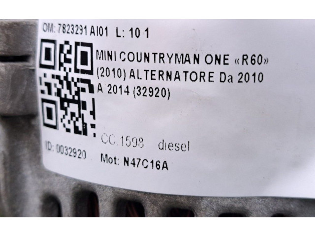 Генератор 7823291AI01, 7823291AI01 Mini One - Cooper Coupe R56