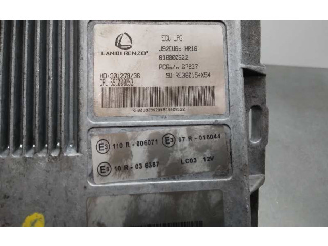 Блок управления двигателя 616000522, J92EU6CHR16 Dacia Lodgy