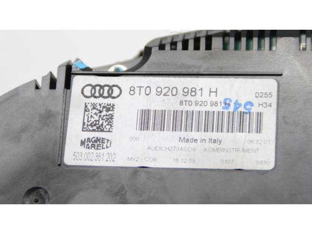 Přístrojová deska Audi A5 8T 8F 2010 8T0920981H