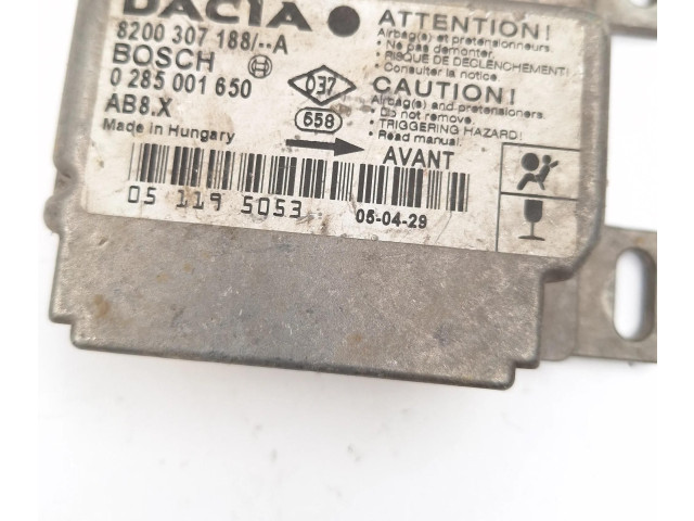 Блок подушек безопасности 8200307188A, 0285001650 Dacia Logan I