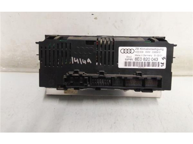 Блок управления климат-контролем 8E0820043, 8E0820043 Audi A4 Allroad