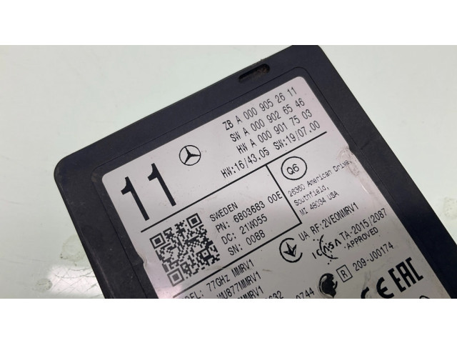 Датчик слепых зон A0009052611, A0009017503 Mercedes-Benz EQC