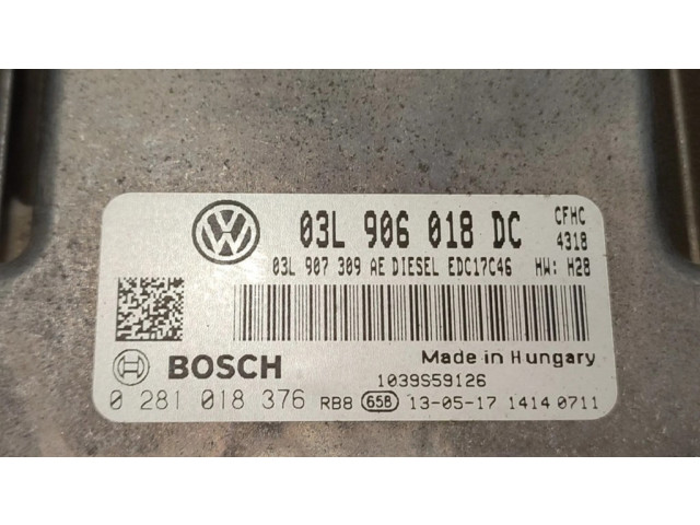 Řídící jednotka 03L906018DC Volkswagen Caddy 2013