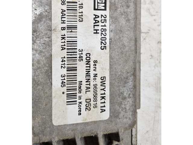 Блок управления двигателя 25182025, 5WY1K11A   Chevrolet Spark