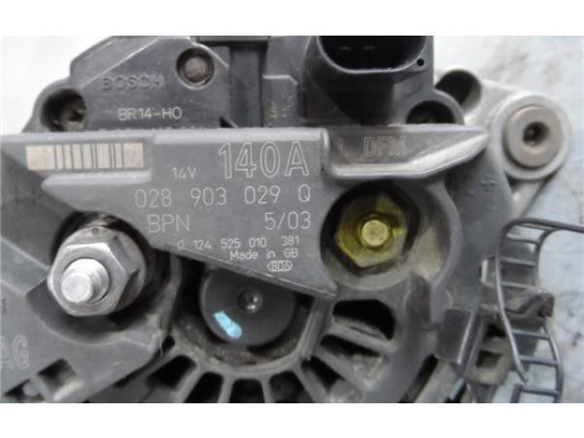 Генератор 028903029Q, 0124525010 Audi A4 Allroad