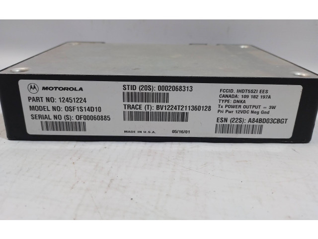 Блок комфорта 12451224, 0002068313   Chevrolet TrailBlazer   