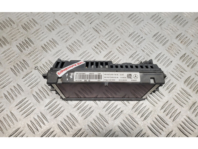 Дисплей    A2129009616, A2129014606   Mercedes-Benz E C207 W207