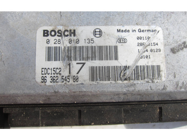 Řídící jednotka 9636254580, 0281010135 Peugeot 806 2000