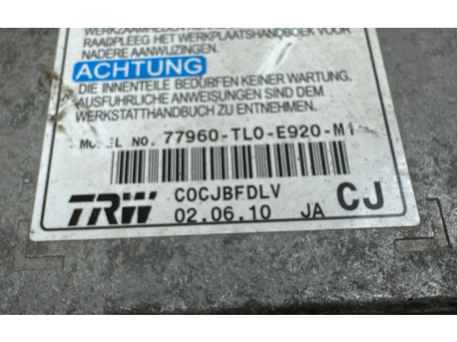 Блок подушек безопасности 77960TL0E920M1 Honda Accord