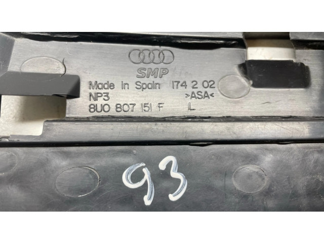 Нижняя решётка (из трех частей) Audi Q3 8U 2011-2016 года 8U0807151F